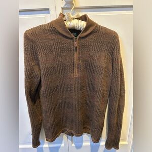 RARE Vintage Ralph Lauren Quarter Zip Wool Sweater